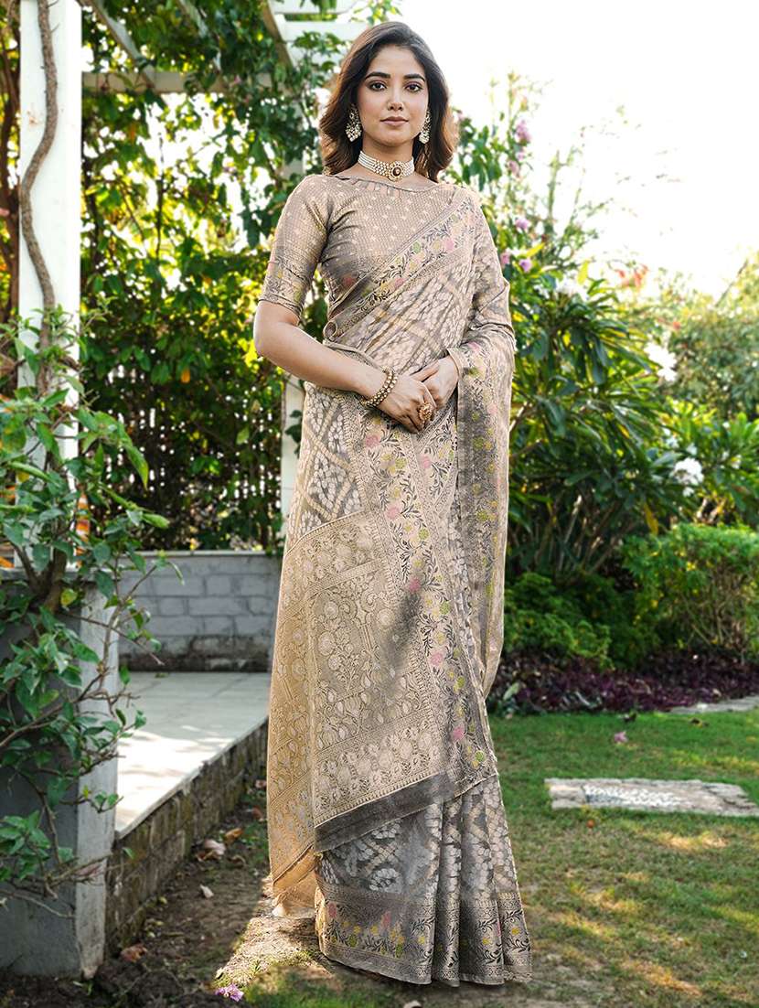 women self design patola saree with blouse - 22571733 -  Standard Image - 2
