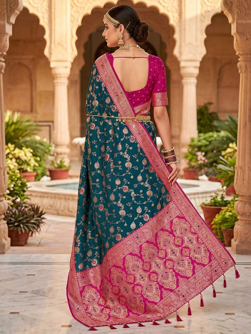 women self design banarasi saree with blouse - 22572032 -  Standard Image - 2