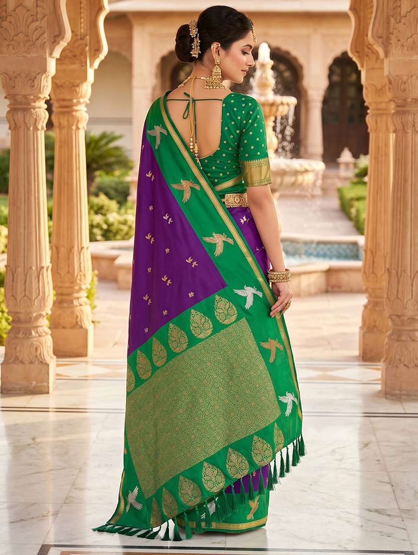 women self design banarasi saree with blouse - 22572044 -  Standard Image - 2