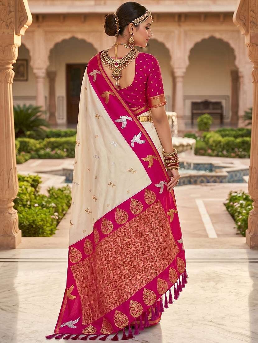 women self design banarasi saree with blouse - 22572046 -  Standard Image - 2