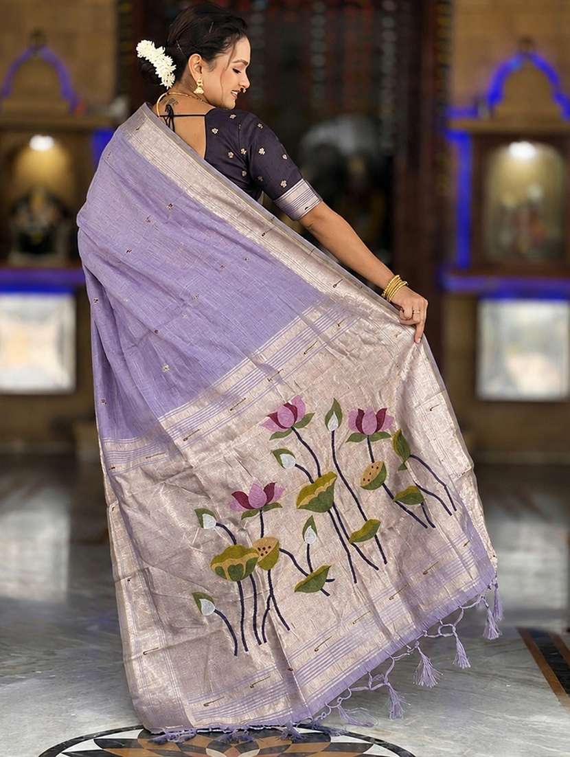 women self design paithani saree with blouse - 22572049 -  Standard Image - 2
