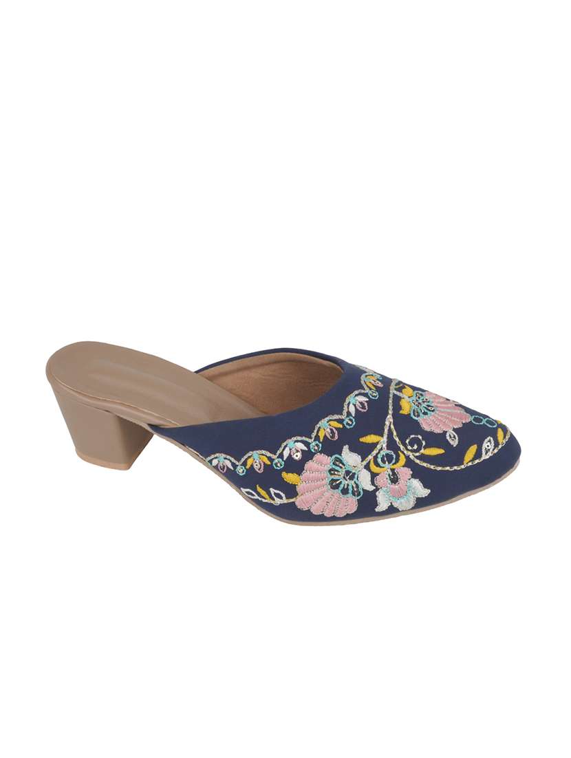 women embroidered slip on mules - 22572084 -  Standard Image - 2