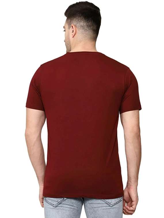 men printed round neck regular fit t-shirt - 22572096 -  Standard Image - 2