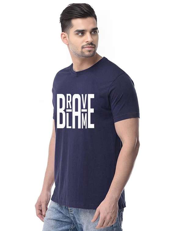 men printed round neck regular fit t-shirt - 22572103 -  Standard Image - 2