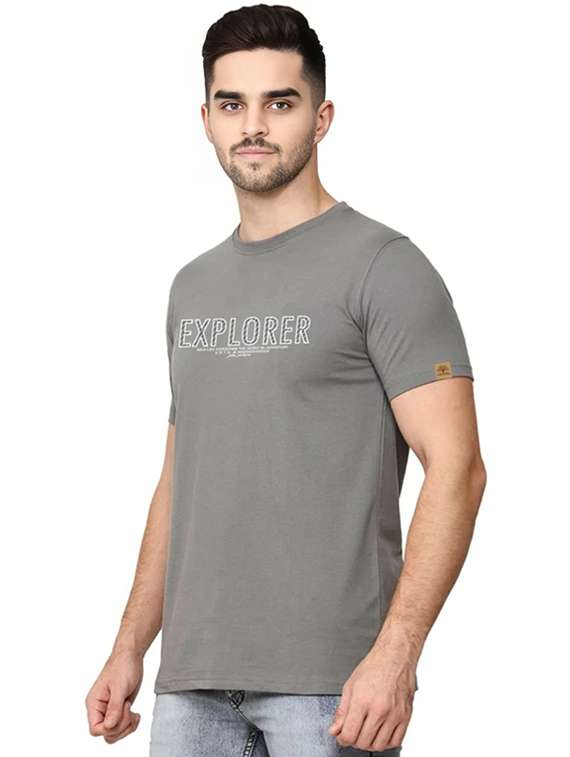 men printed round neck regular fit t-shirt - 22572110 -  Standard Image - 2