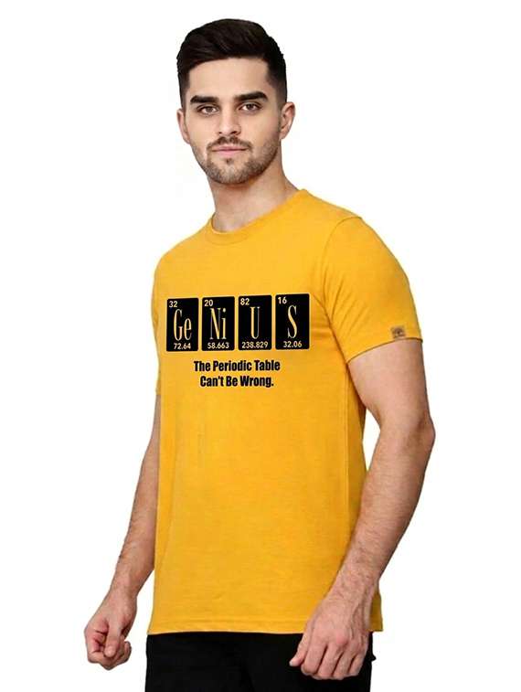 men printed round neck regular fit t-shirt - 22572115 -  Standard Image - 2