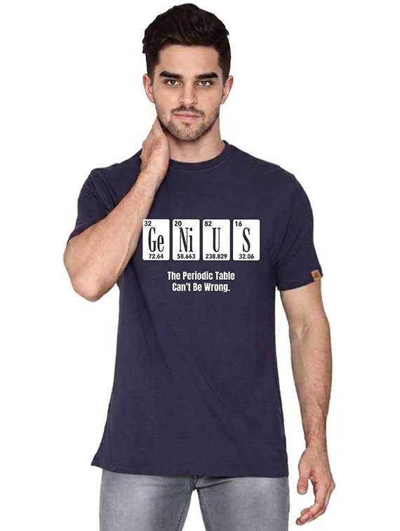men printed short sleeve regular fit t-shirt
