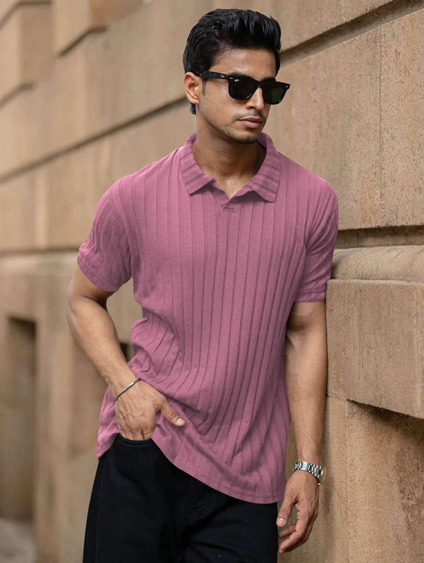 men textured short sleeves polo t-shirt - 22572166 -  Standard Image - 2