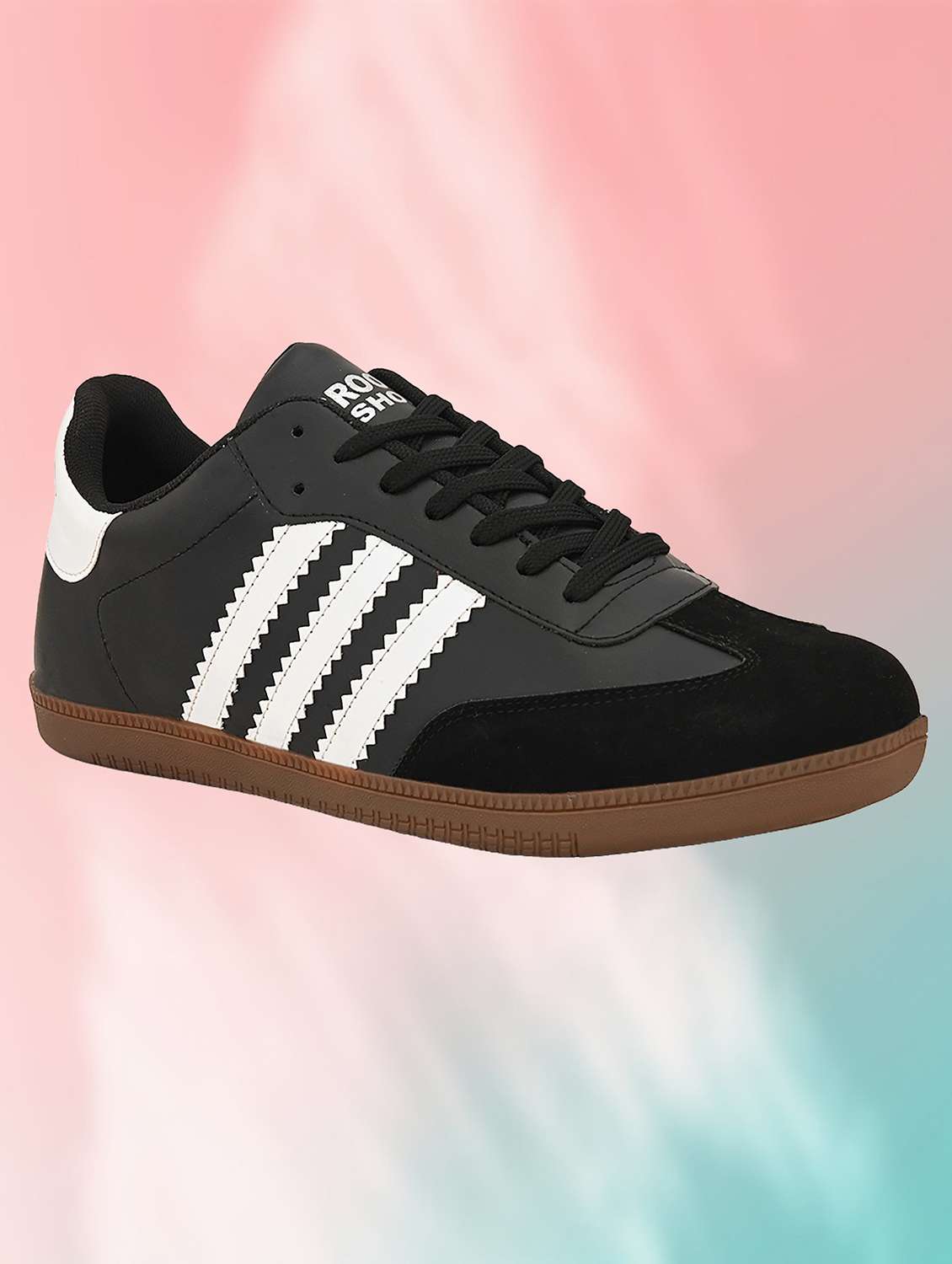 men striped lace up sneakers - 22572200 -  Standard Image - 2