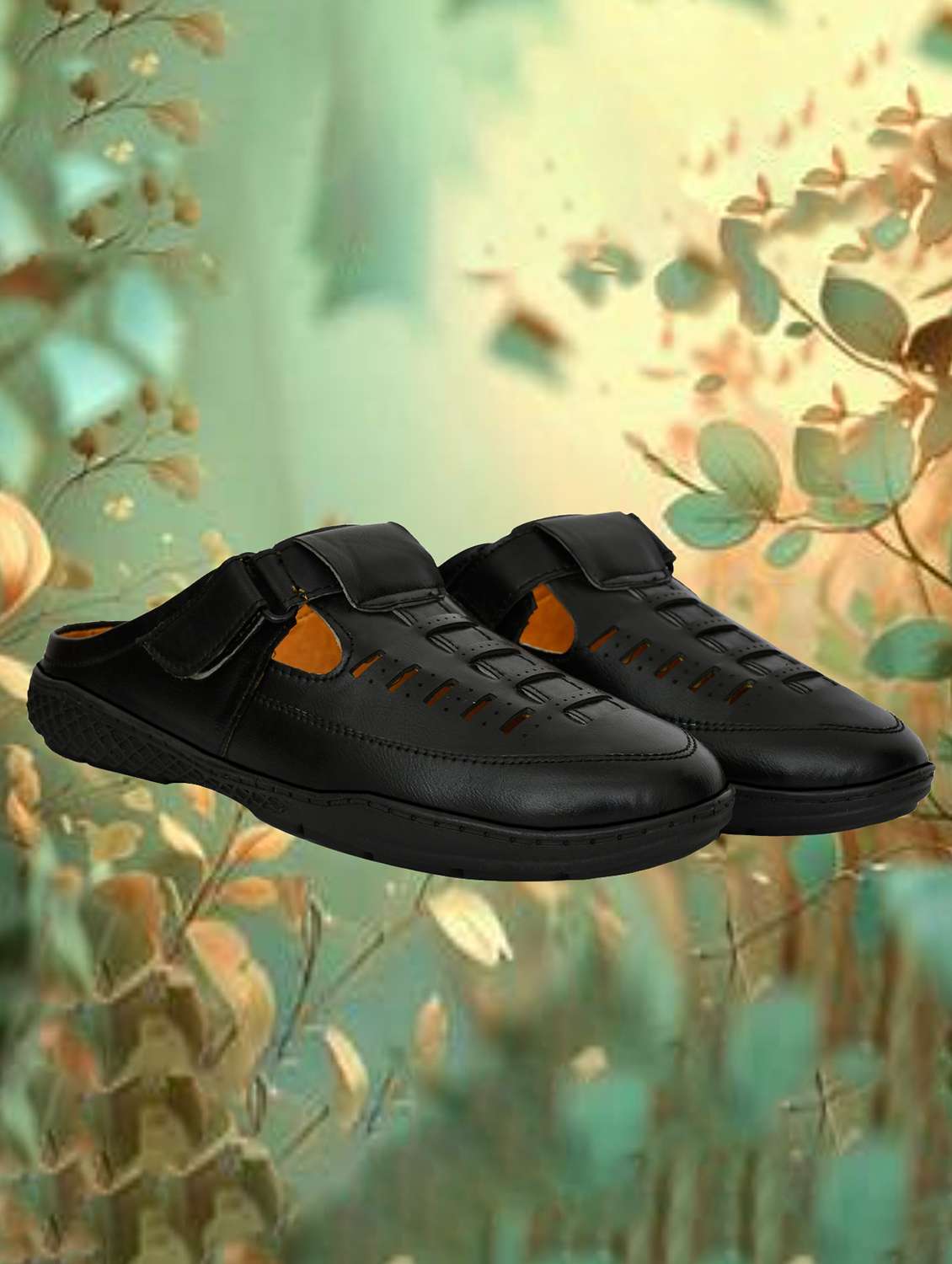 men textured slip on sandal - 22572208 -  Standard Image - 2
