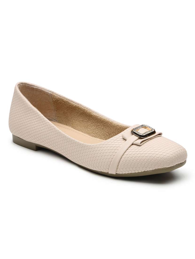 women textured slip on ballerina - 22572211 -  Standard Image - 2