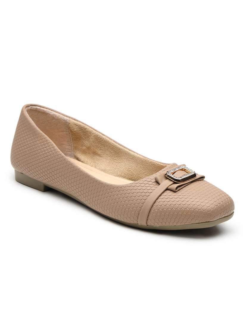 women textured slip on ballerina - 22572213 -  Standard Image - 2
