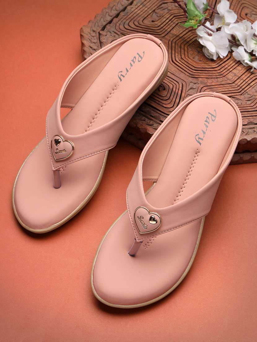 women solid toe separator sandal