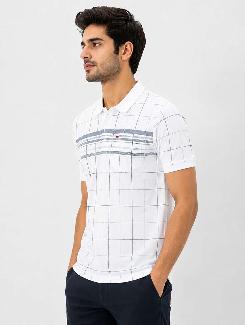 Men Printed Short Sleeves Polo T-shirt - 22572627 -  Standard Image - 2