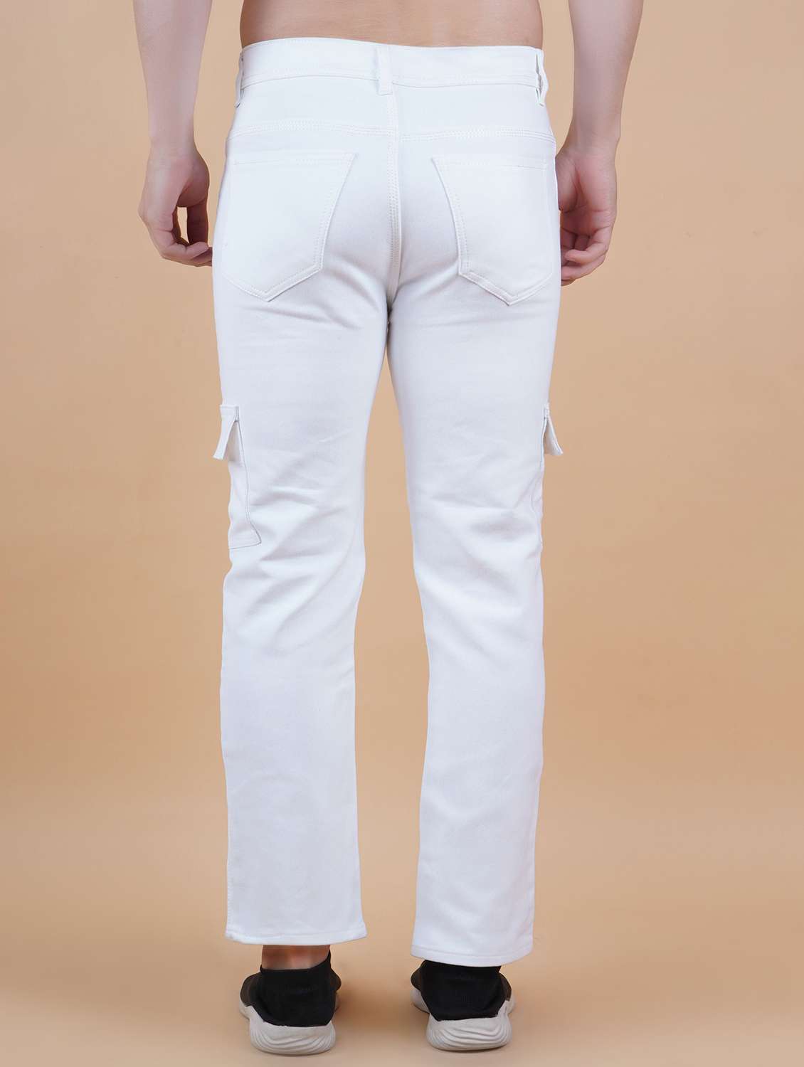 women solid mid rise cargo jeans - 22573081 -  Standard Image - 2