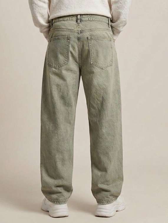 Men Washed Mid Rise Baggy Jeans - 22573136 -  Standard Image - 2