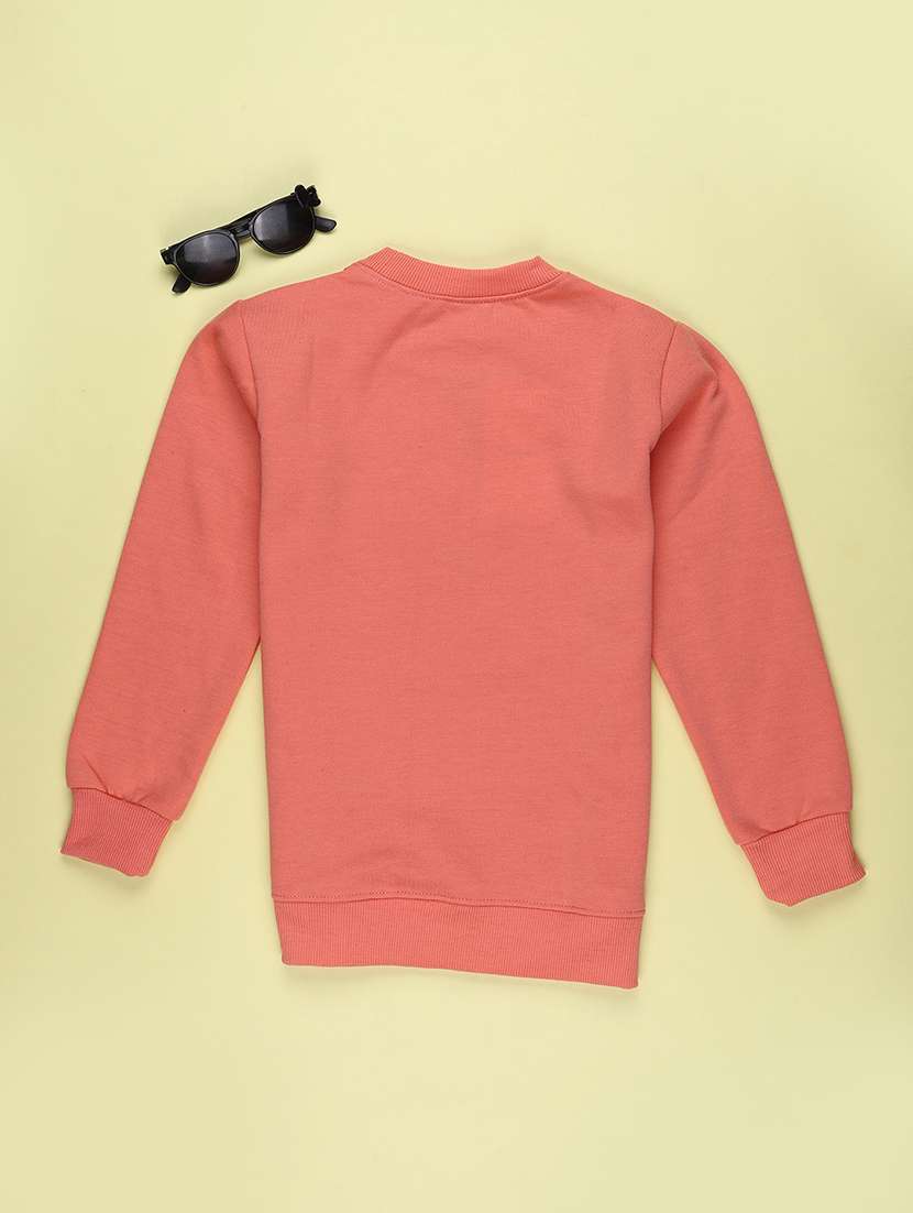 Girls Printed Long Sleeves Regular Fit Sweatshirt - 22573639 -  Standard Image - 2