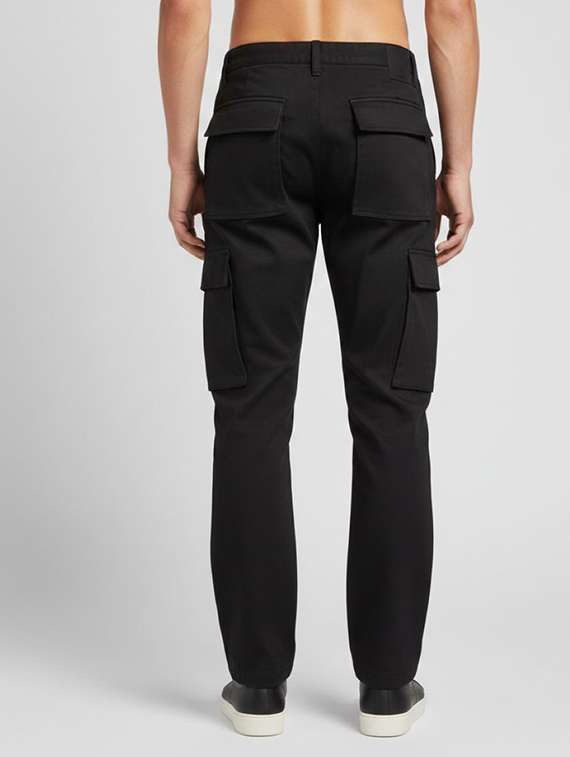 men solid mid rise cargo pant - 22575450 -  Standard Image - 2