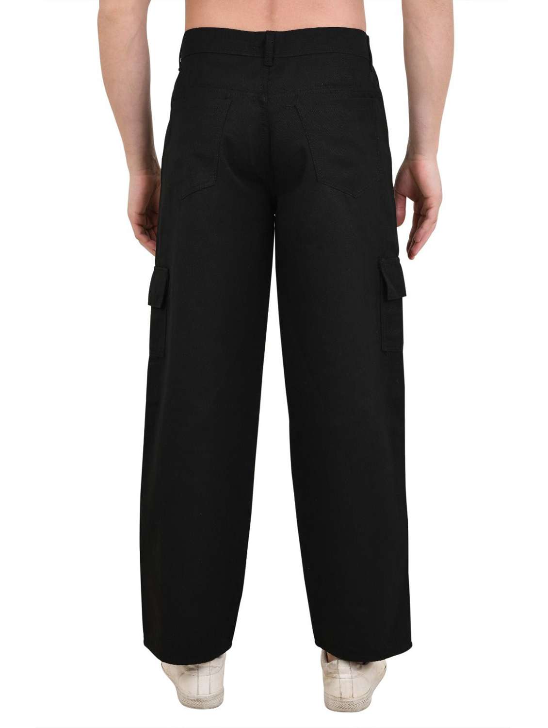 men solid mid rise cargo jeans - 22575566 -  Standard Image - 2