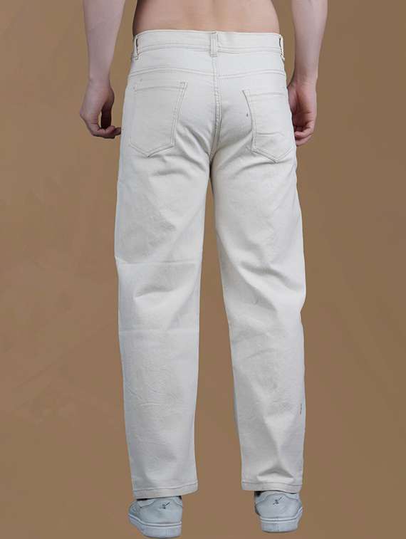 men solid mid rise straight jeans - 22575581 -  Standard Image - 2