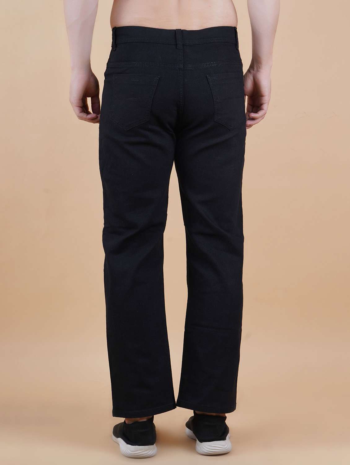 men slashed knee straight jeans - 22575594 -  Standard Image - 2