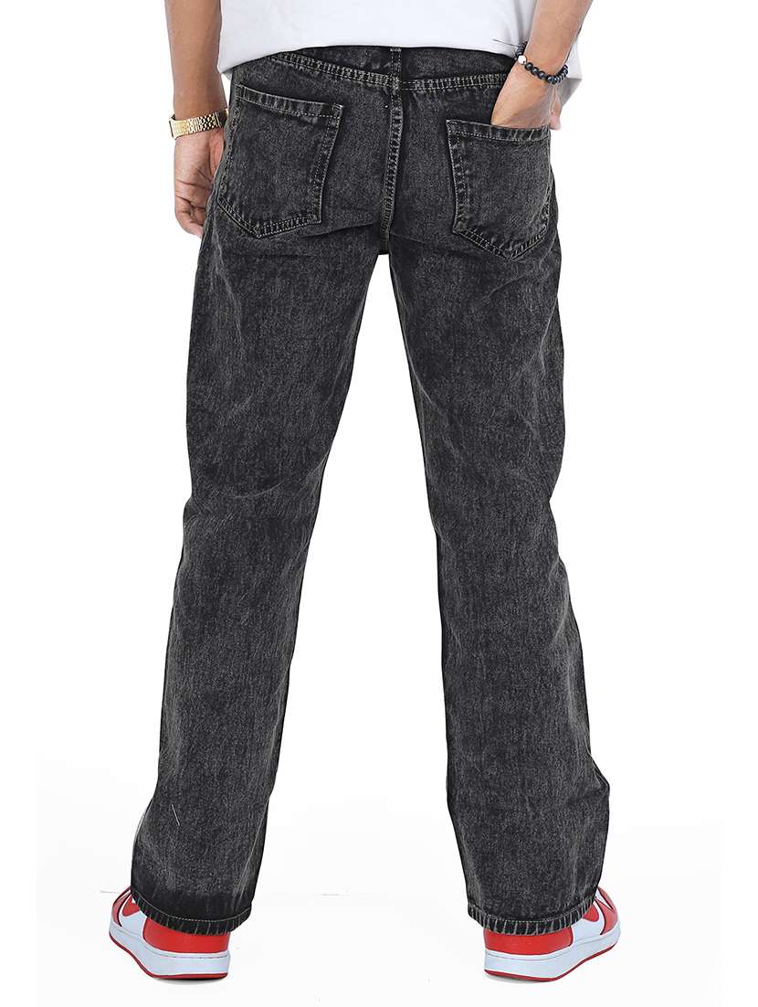 Men Washed Mid Rise Straight Jeans - 22575923 -  Standard Image - 2