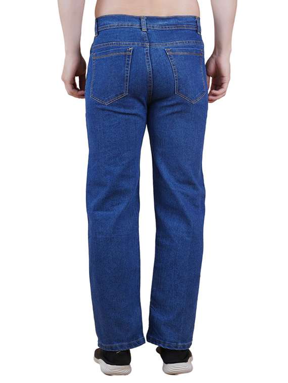 Men Solid Mid Rise Straight Jeans - 22575965 -  Standard Image - 2
