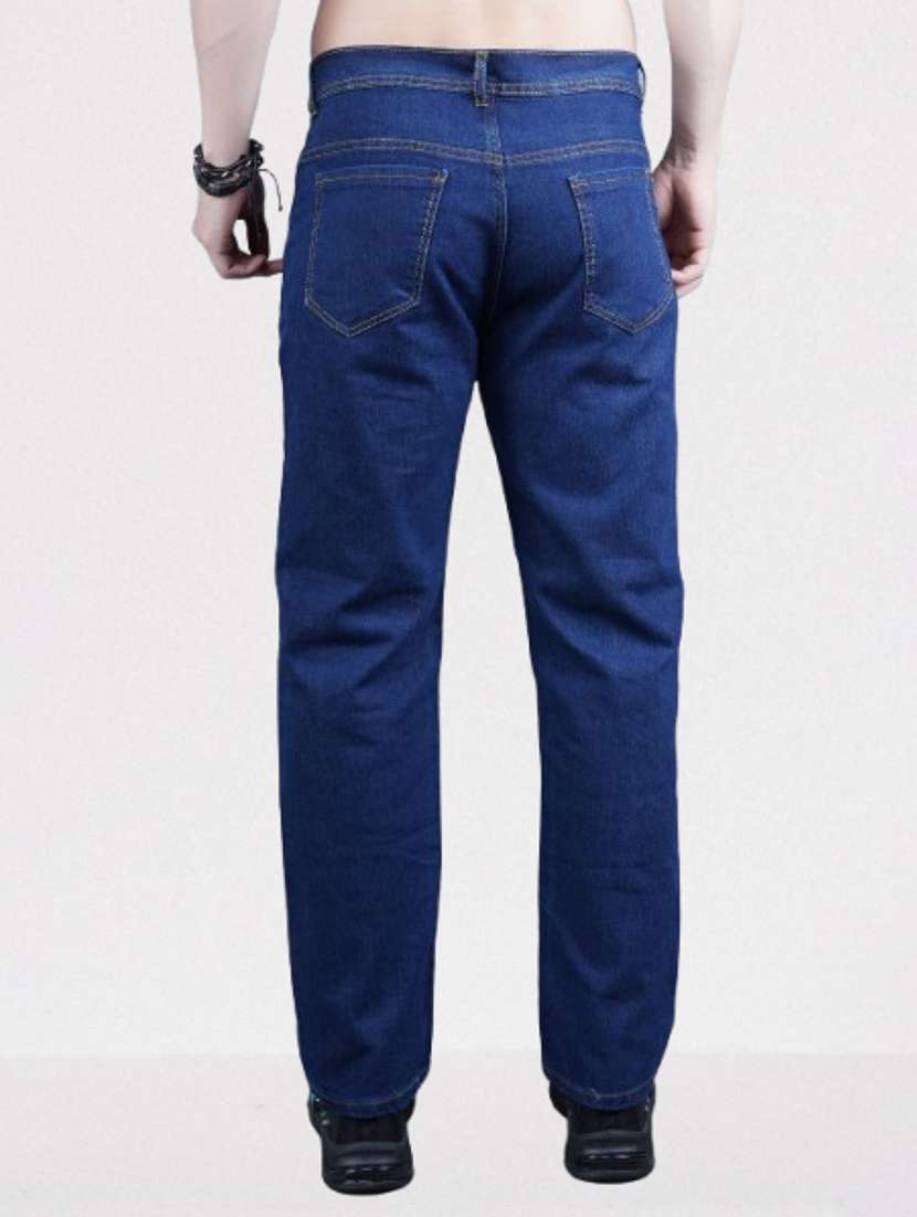 Men Solid Mid Rise Straight Jeans - 22576071 -  Standard Image - 2