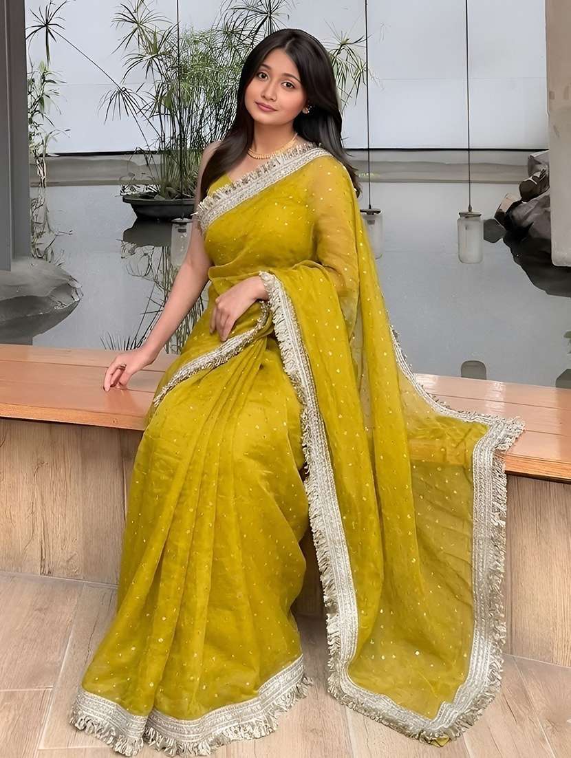 women self design bordered saree with blouse - 22576838 -  Standard Image - 2