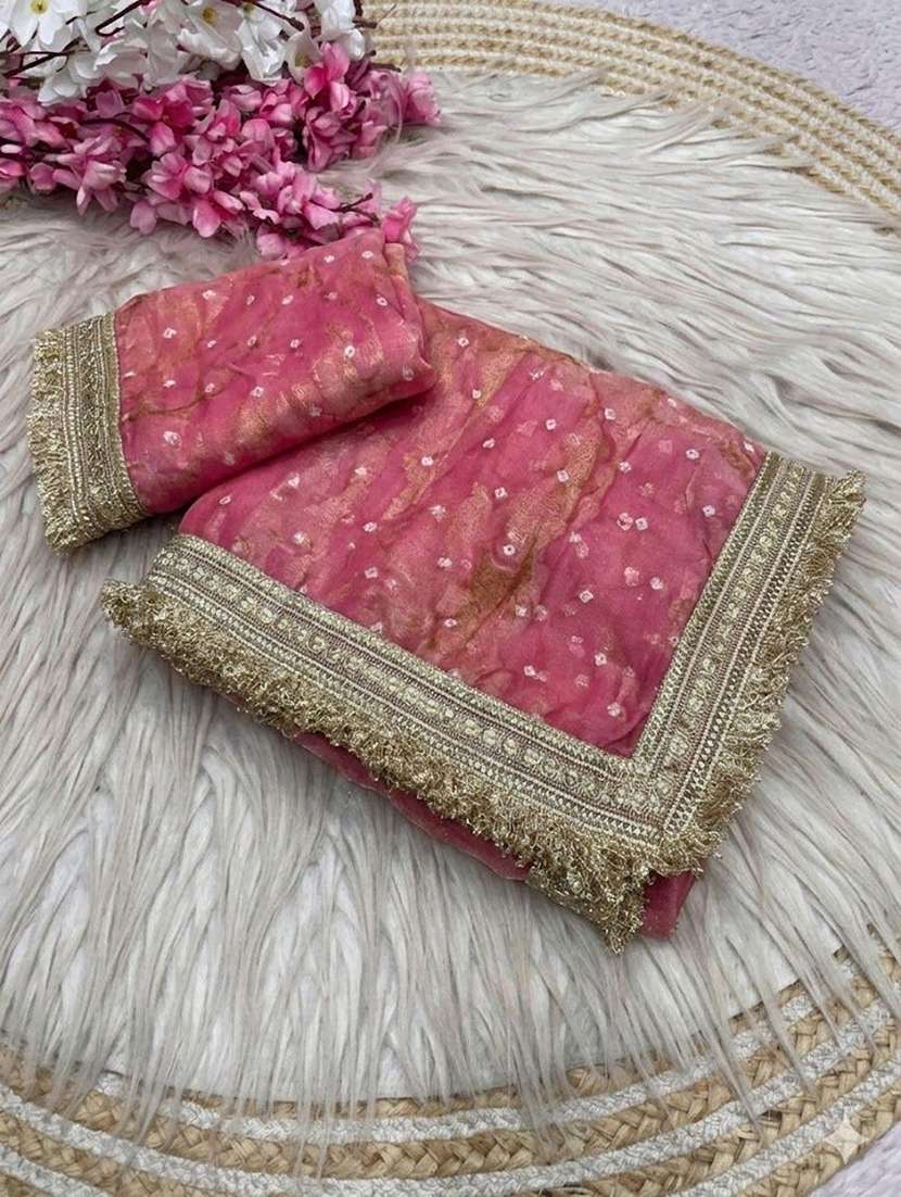 women self design bordered saree with blouse - 22576840 -  Standard Image - 2