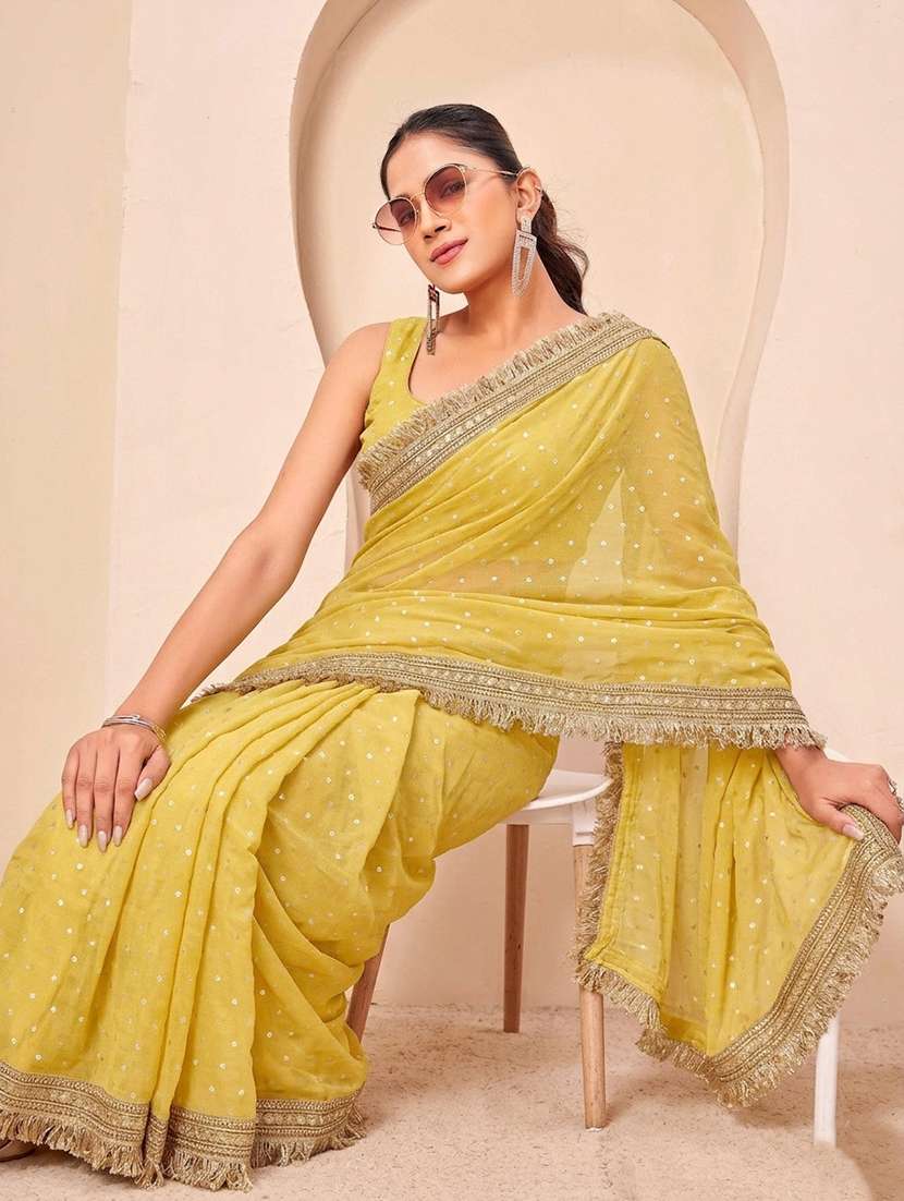 women self design bordered saree with blouse - 22576857 -  Standard Image - 2