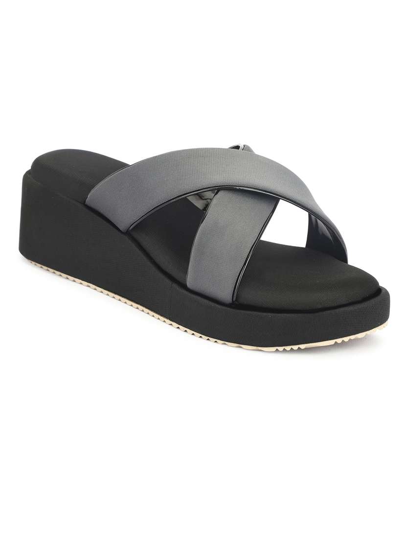 women solid slip on wedges - 22576958 -  Standard Image - 2