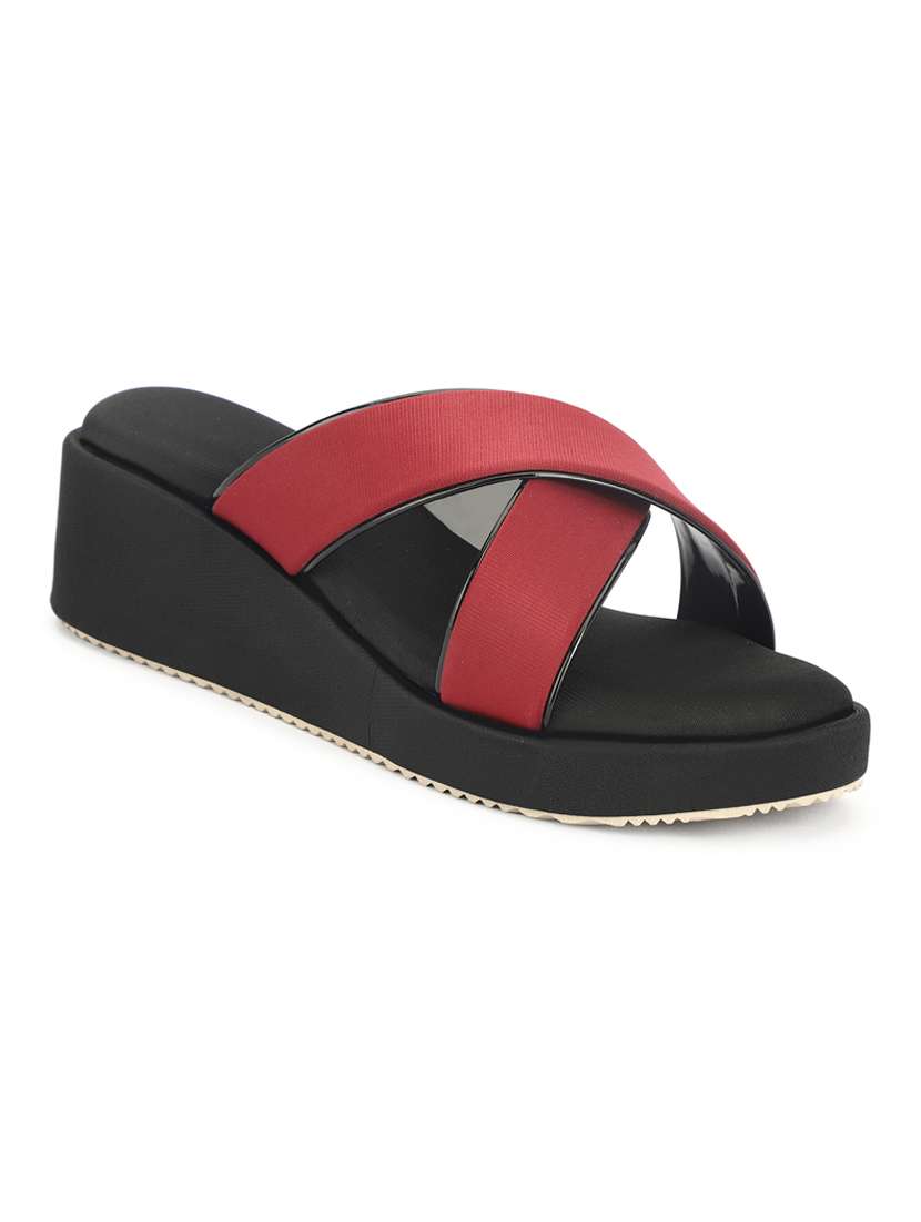 women solid slip on wedges - 22576961 -  Standard Image - 2