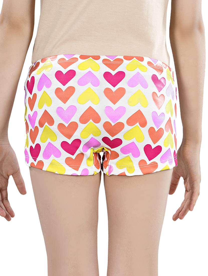 girls pack of 3 printed mid rise bloomers - 22577339 -  Standard Image - 2