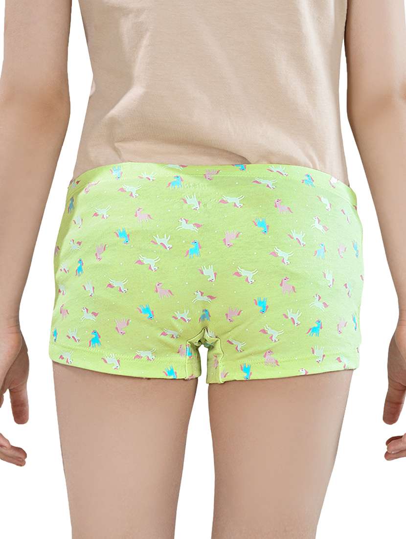 girls pack of 3 printed mid rise bloomers - 22577342 -  Standard Image - 2