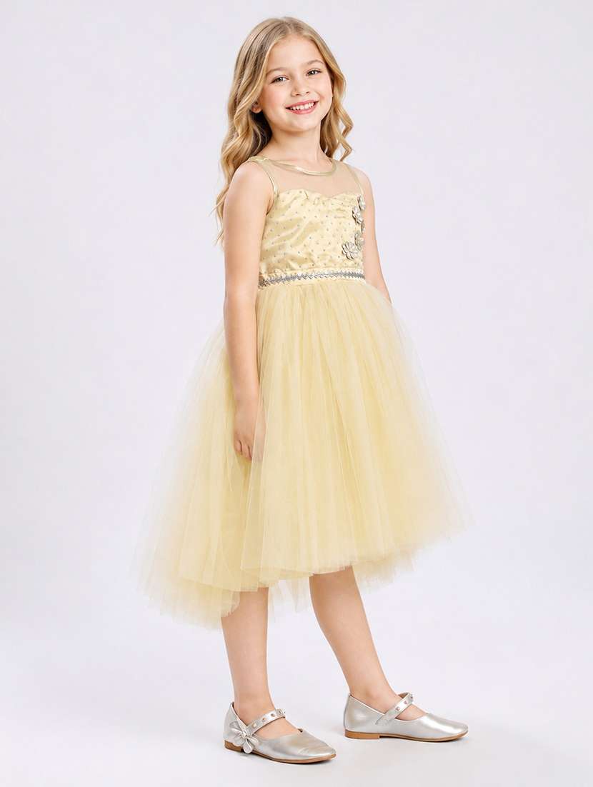 girls embellished sleeveless high low dress - 22577360 -  Standard Image - 2