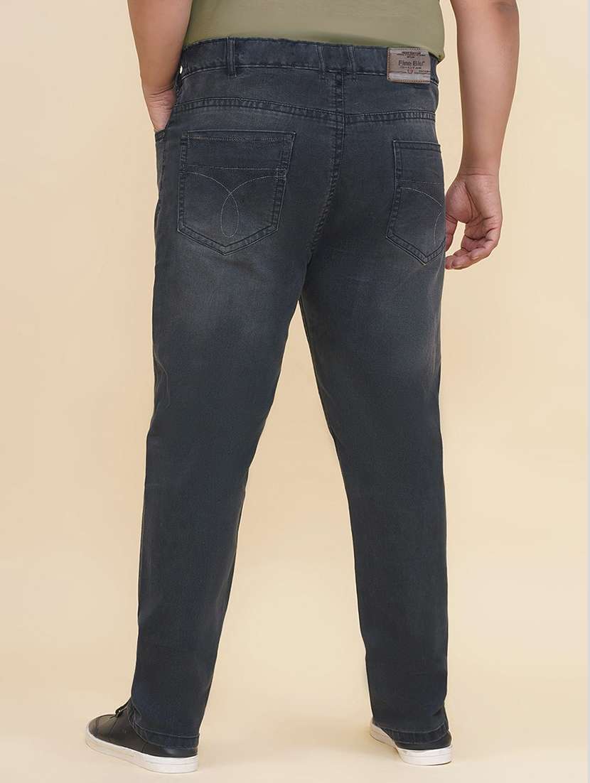 men washed mid rise straight jeans - 22577402 -  Standard Image - 2