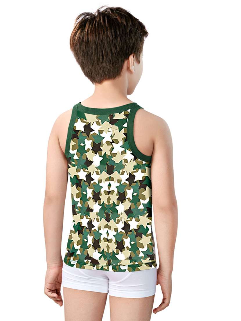 boys pack of 2 printed regular fit vest - 22577503 -  Standard Image - 2