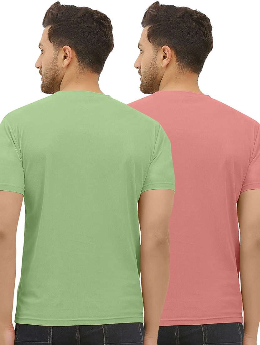 men pack of 2 printed short sleeves t-shirt - 22577616 -  Standard Image - 2