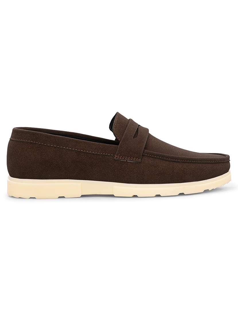 men solid slip on loafers - 22578555 -  Standard Image - 2