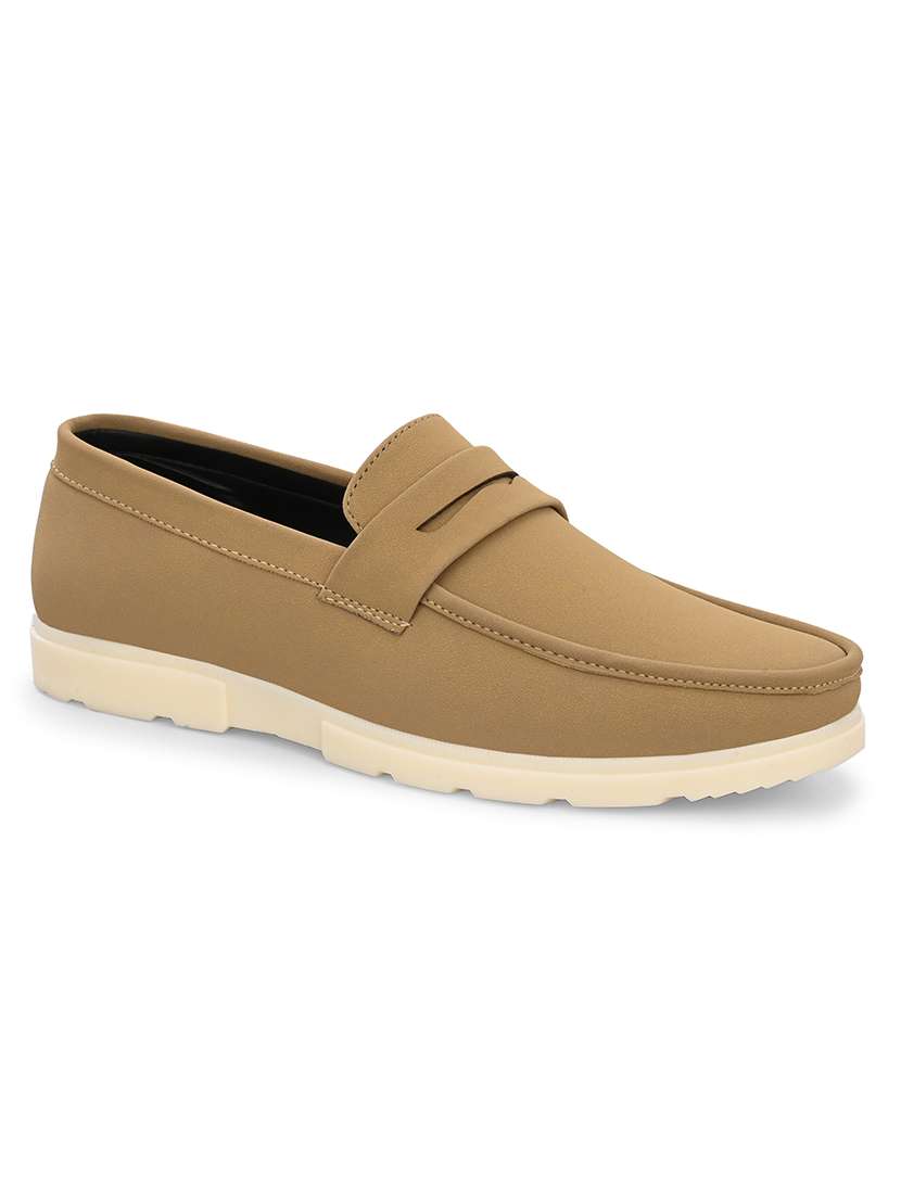 men solid slip on loafer - 22578556 -  Standard Image - 2