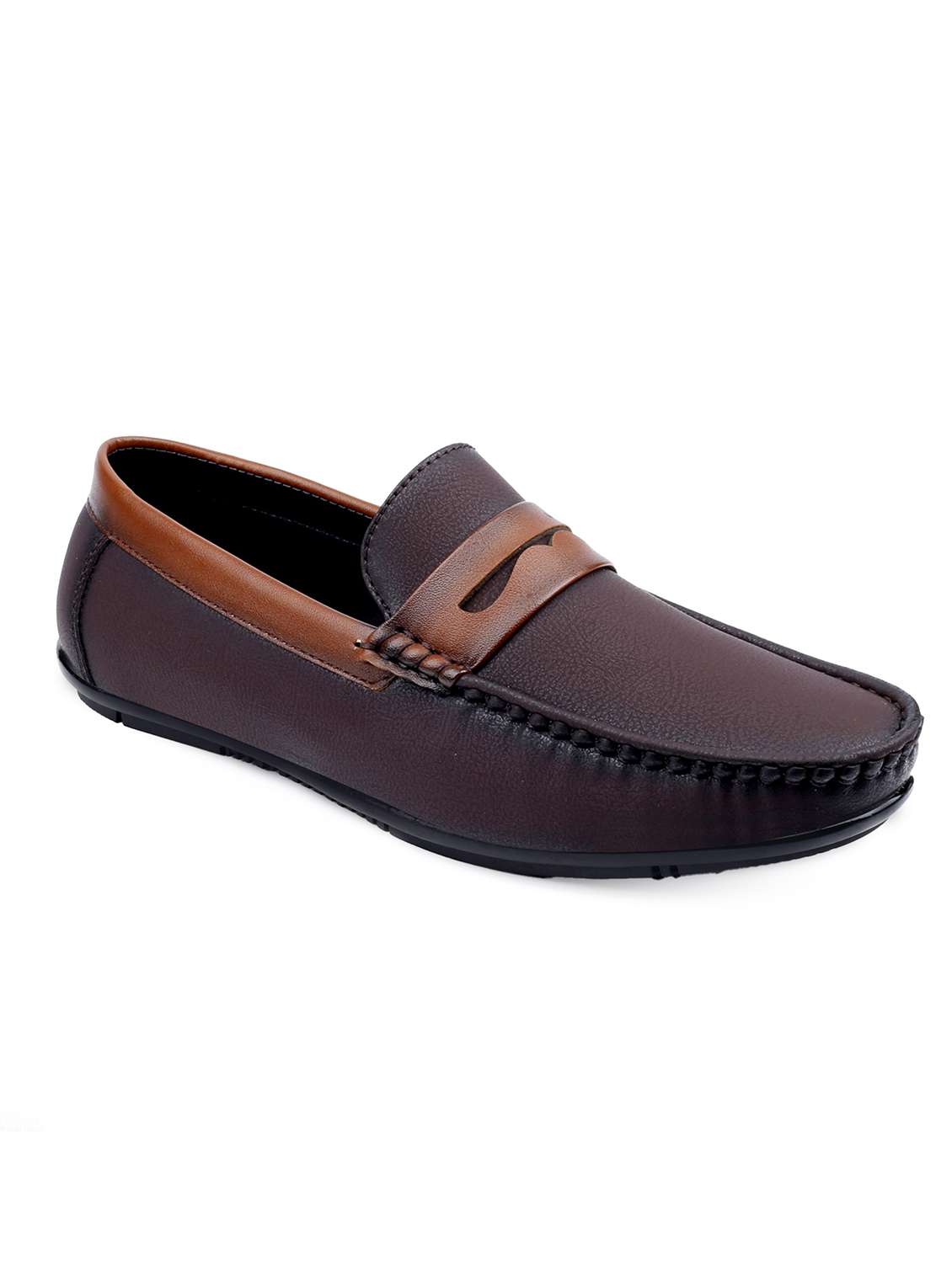 men solid slip on loafer - 22578950 -  Standard Image - 2