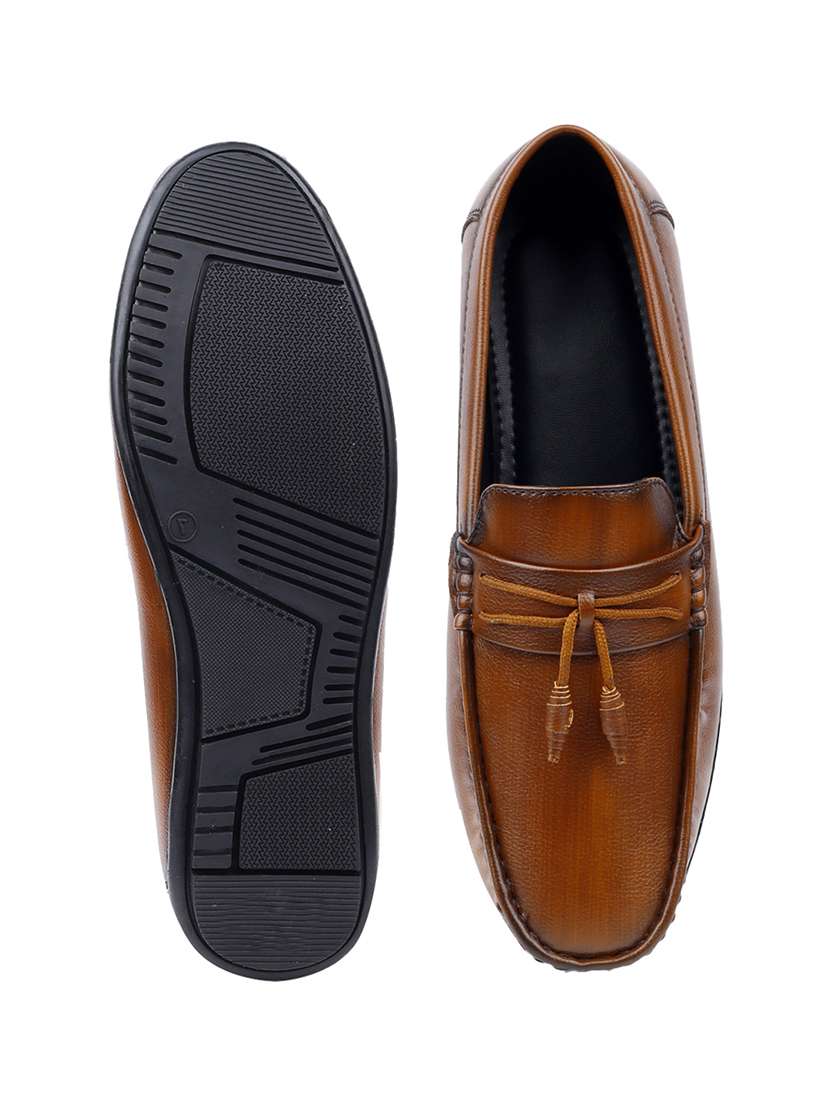 men solid slip on tassel details loafer - 22578951 -  Standard Image - 7