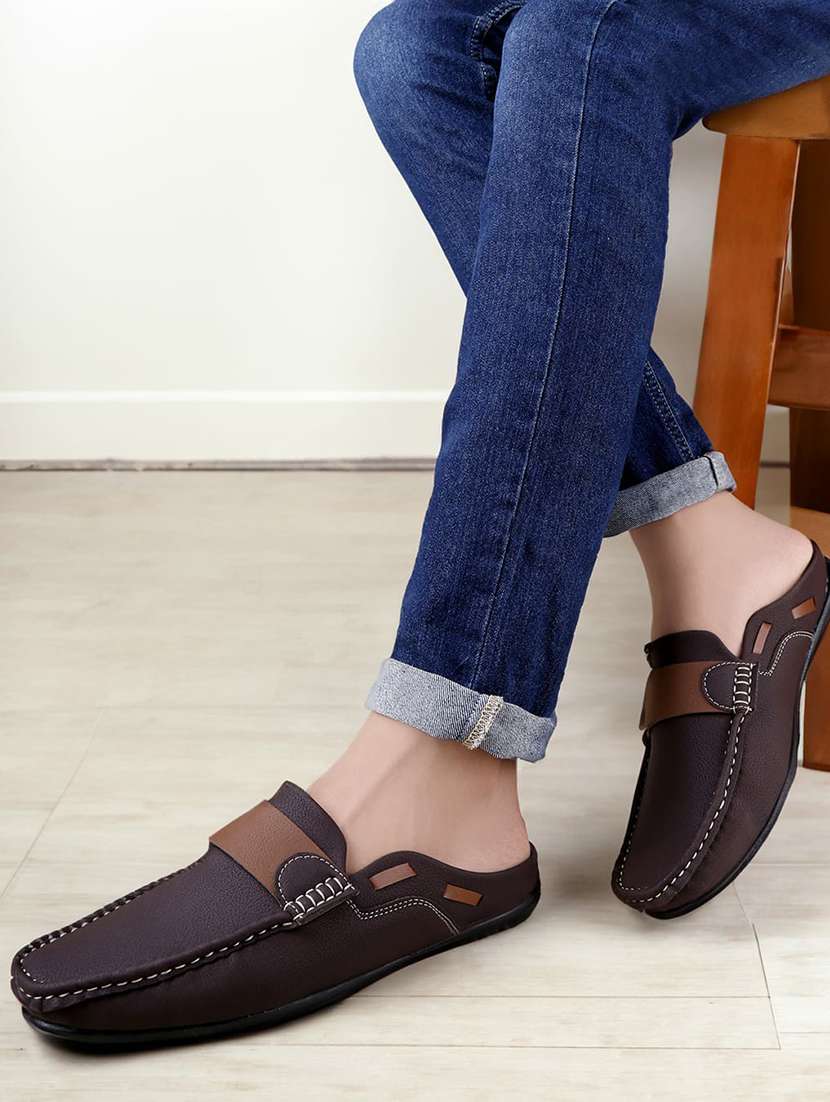 Men Textured Slip On Loafer - 22578954 -  Standard Image - 7