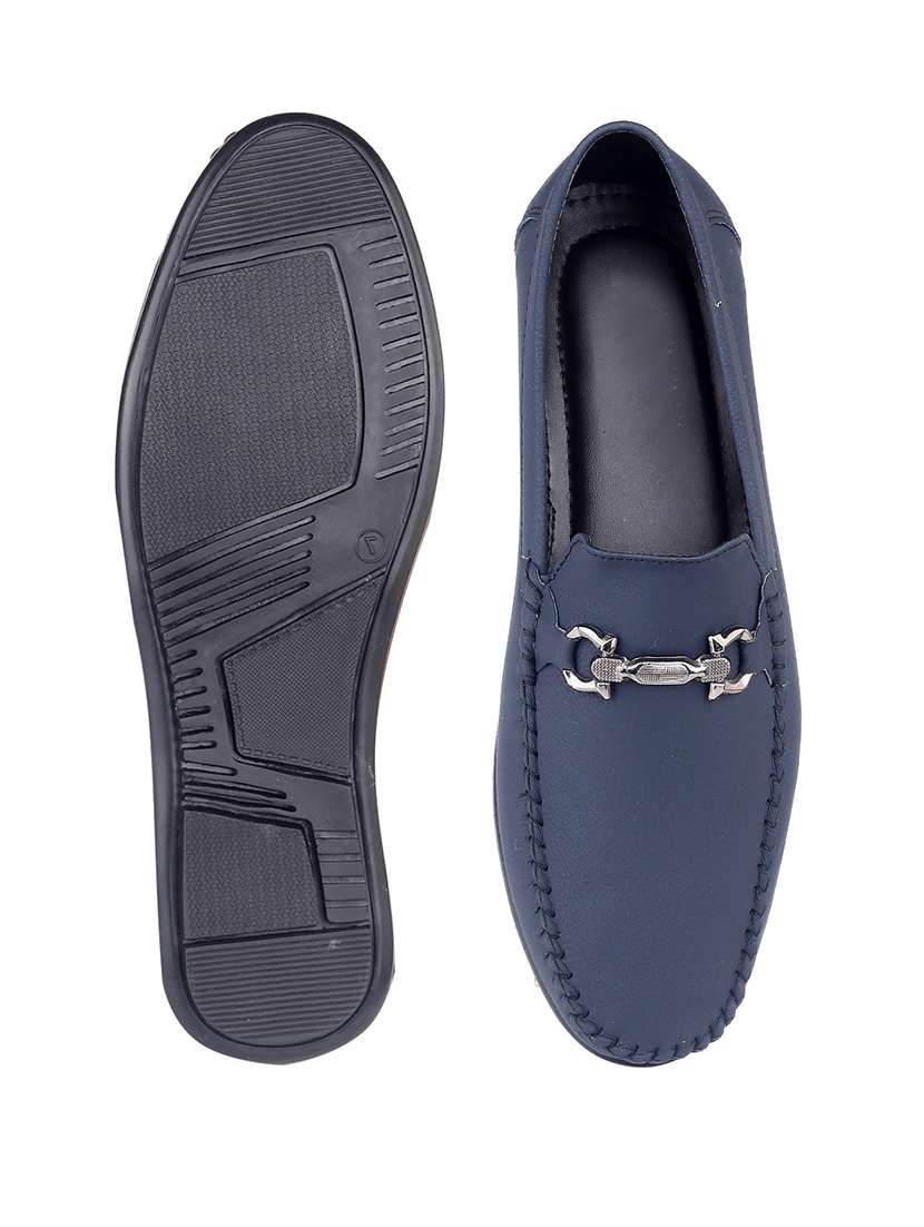 men solid slip on horsebit loafer - 22578956 -  Standard Image - 7