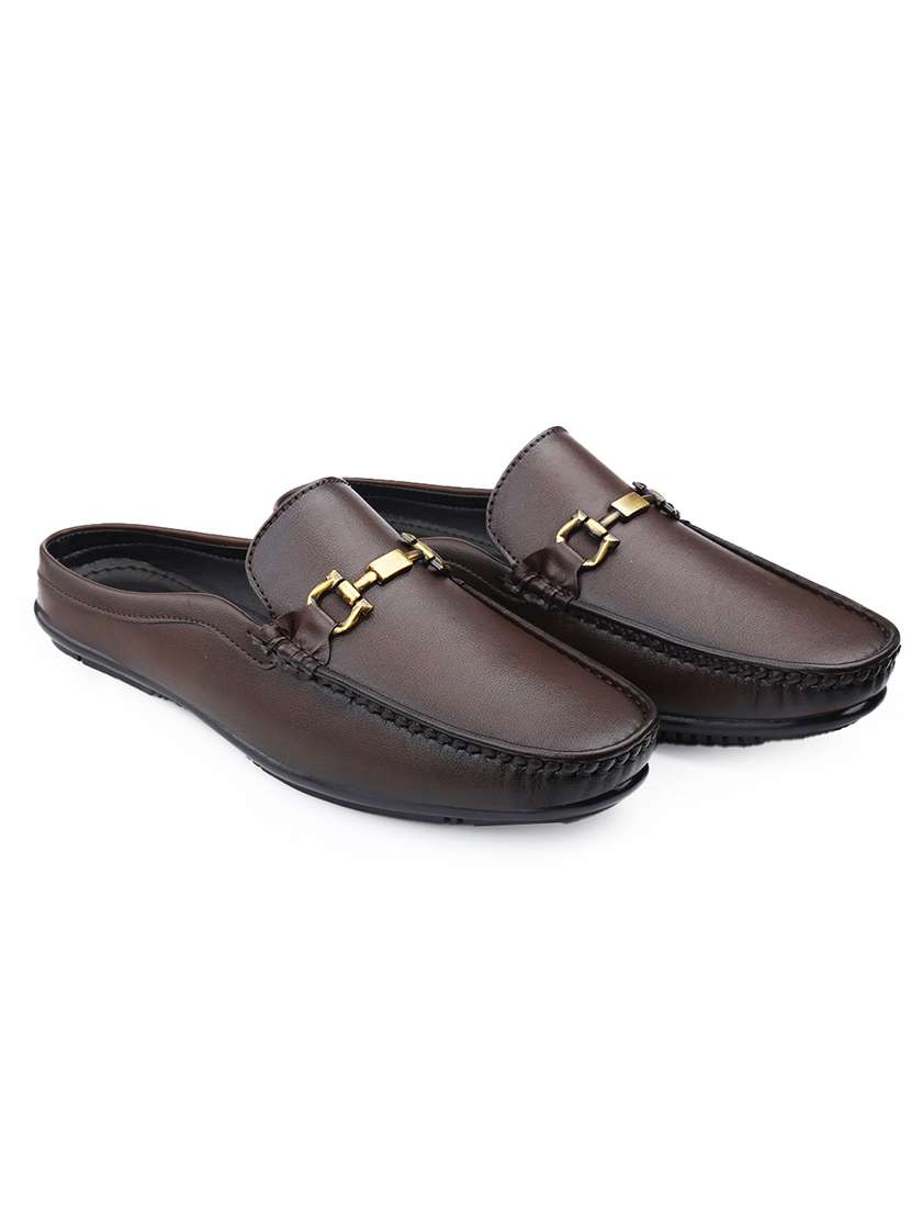 men solid slip on horsebit loafer - 22578958 -  Standard Image - 2