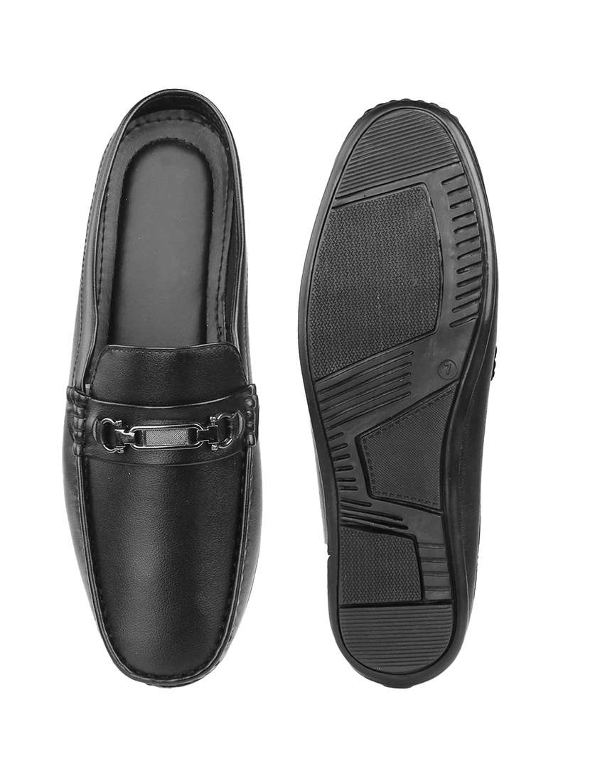men solid slip on horsebit loafer - 22578959 -  Standard Image - 7