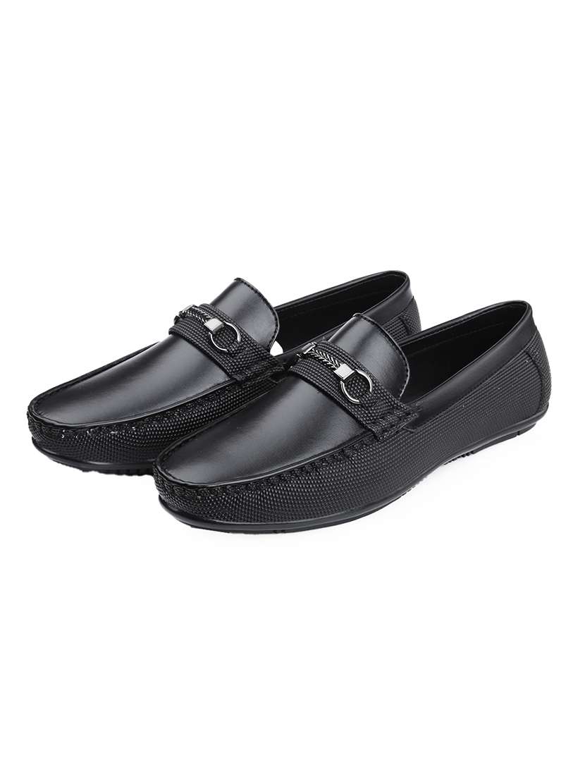 Men Textured Slip On Horsebit Loafer - 22578970 -  Standard Image - 2