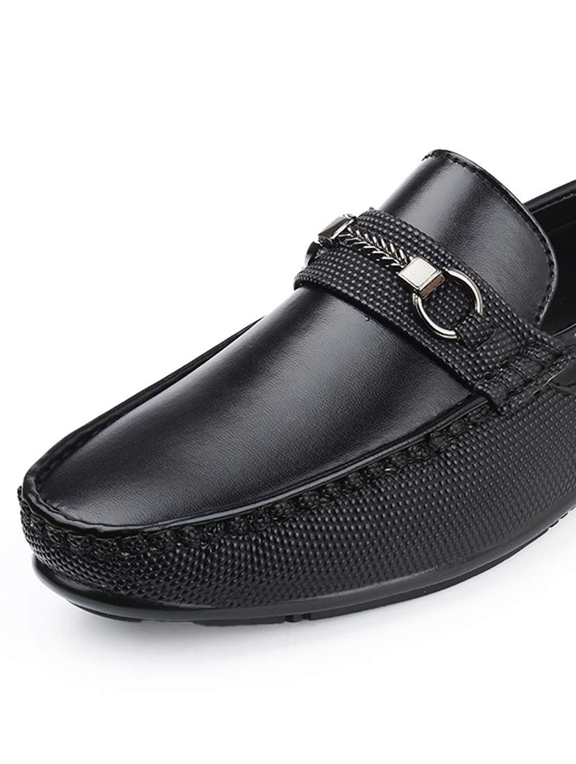 Men Textured Slip On Horsebit Loafer - 22578970 -  Standard Image - 7