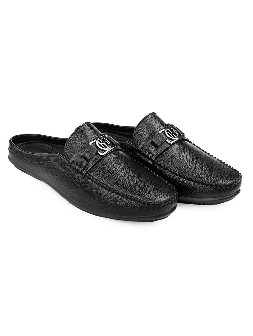 men solid slip on mule loafer - 22578976 -  Standard Image - 2